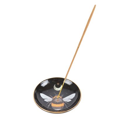 Forest Bee Ceramic Incense Holder